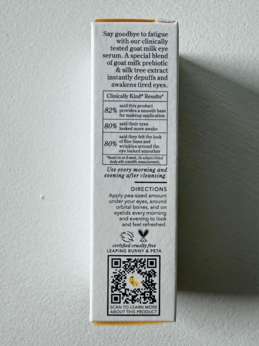 New BEEKMAN 1802 Dewy Eyed Illuminating & Depuffing Eye Serum 0.5oz